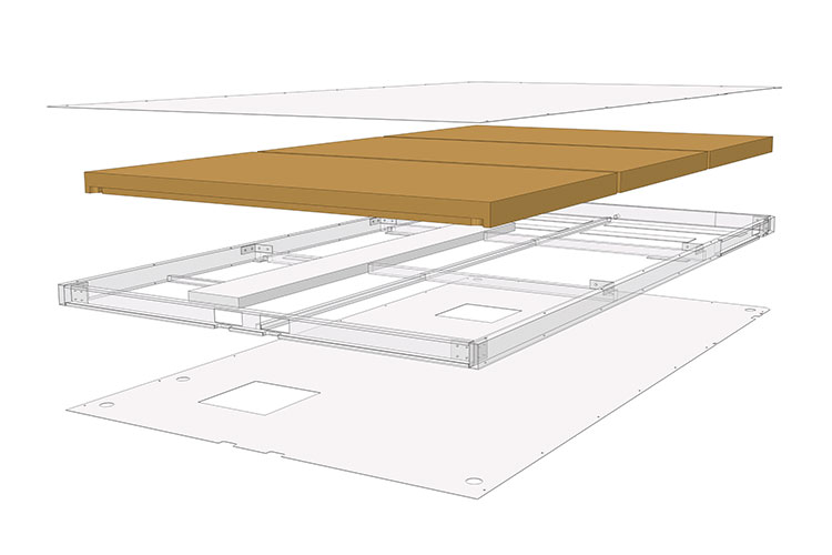 Composite panels for refrigerated truck bodies
