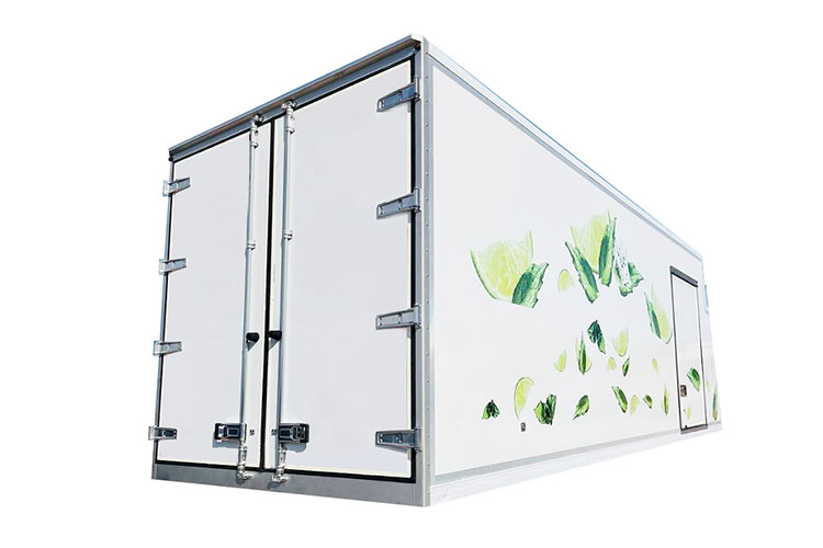 Carrosseries de camions frigorifiques composites sur mesure pour fruits et légumes