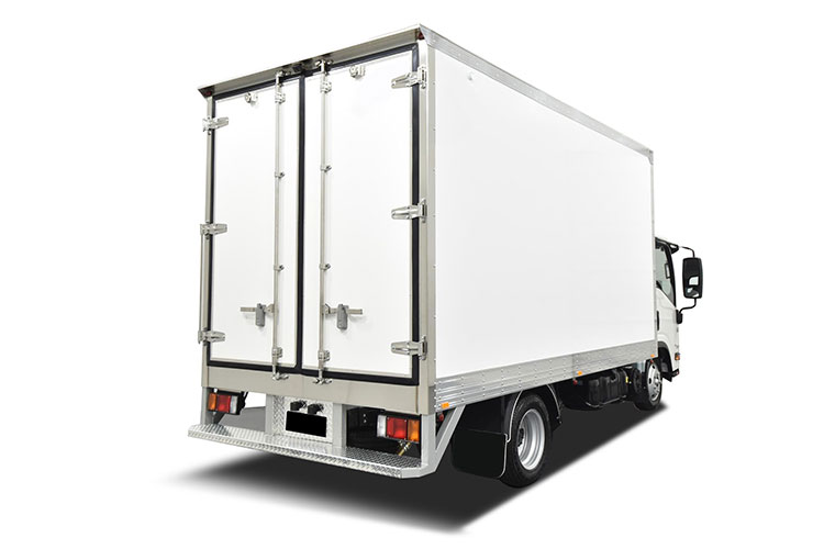 Carrosserie de camion isolée