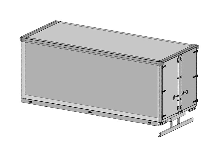 Conception : Carrosseries de camions frigorifiques pour viande de 6,0 m