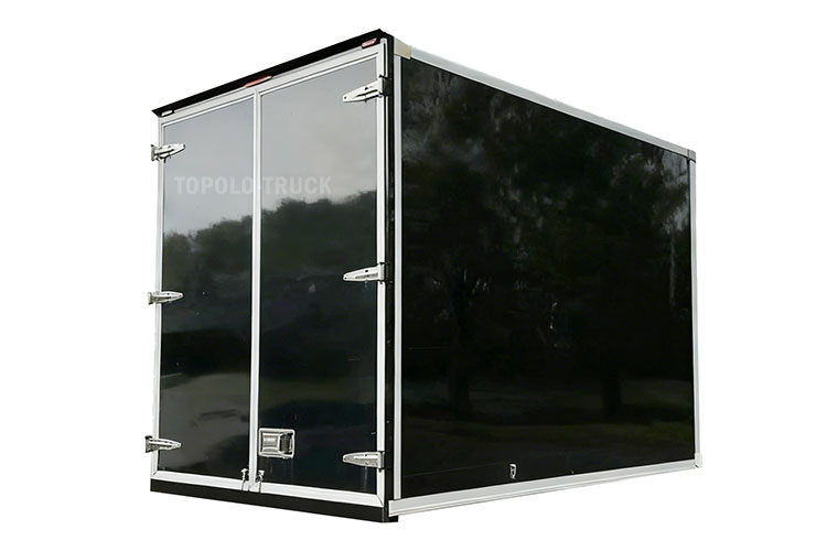 Carrosserie de camionnette noire brillante